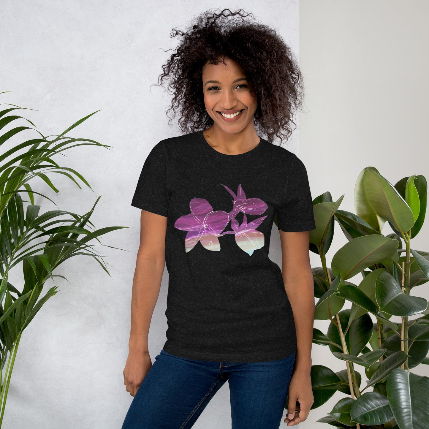 Unisex Floral Art T-Shirt