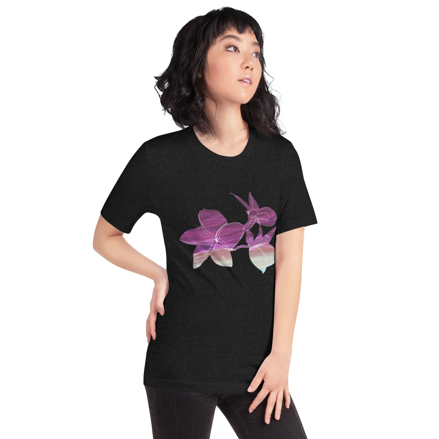 Unisex Floral Art T-Shirt