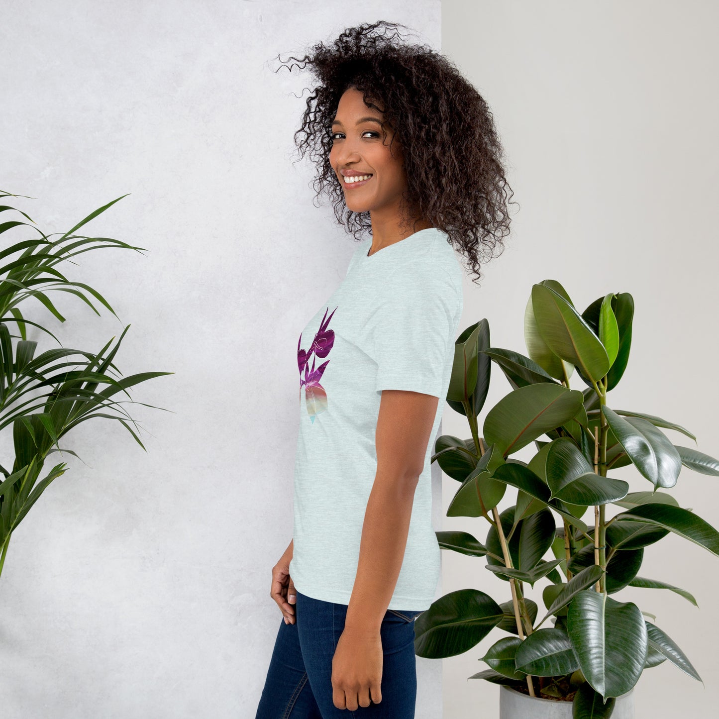 Unisex Floral Art T-Shirt